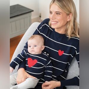 Seraphine Mama & Mini Nautical Cotton Sweaters XS and 3-6M
